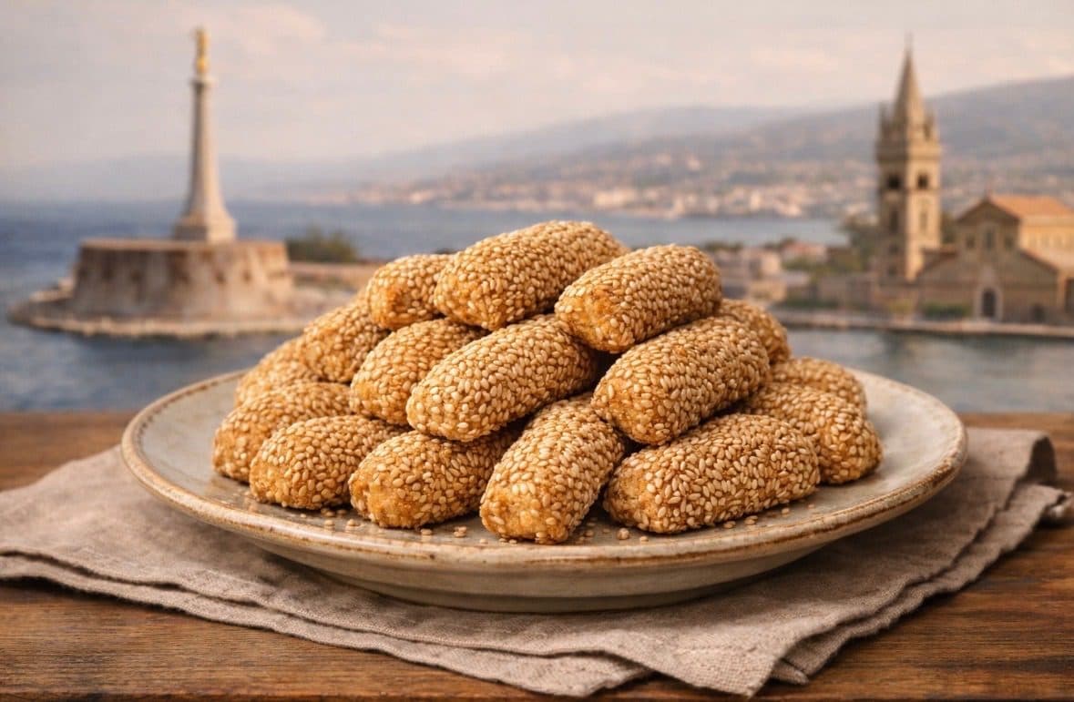 Sesame “Reginelle” biscuits — authentic souvenir of Messina