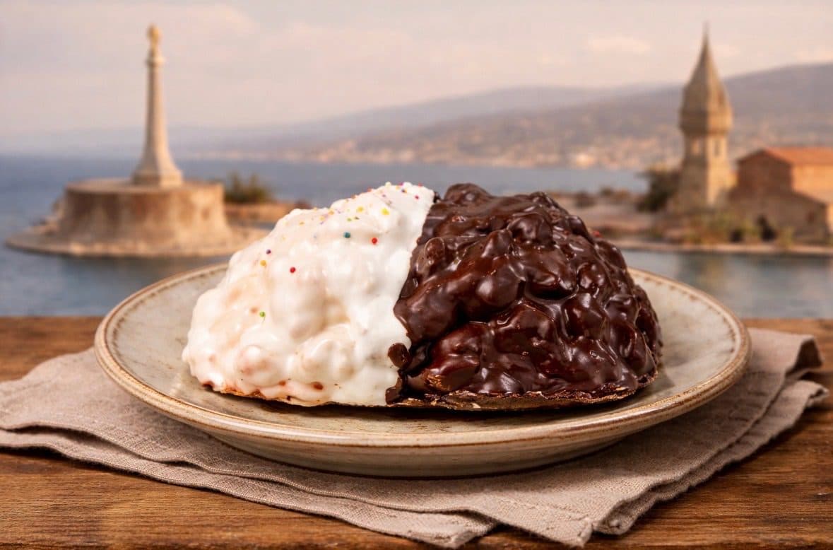 Messina glazed pignolata — authentic souvenir of Messina