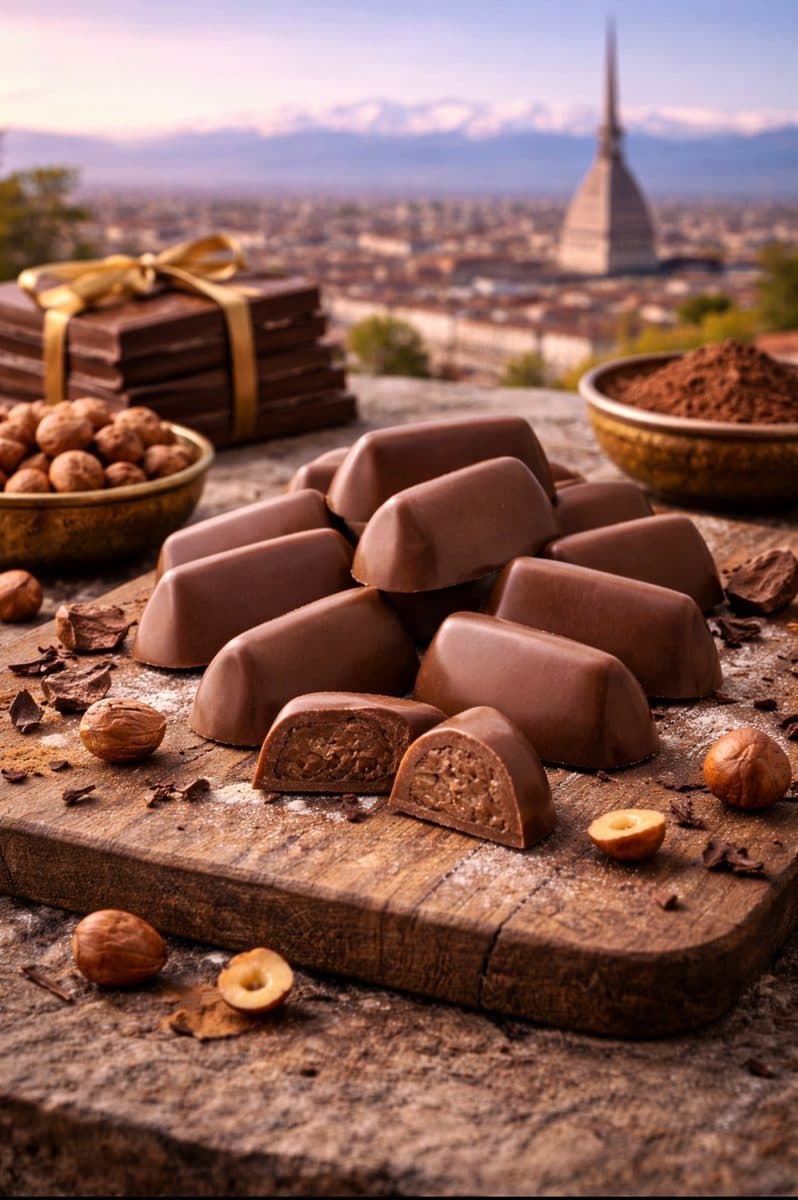 Turin Gianduiotto — authentic souvenir of Turin