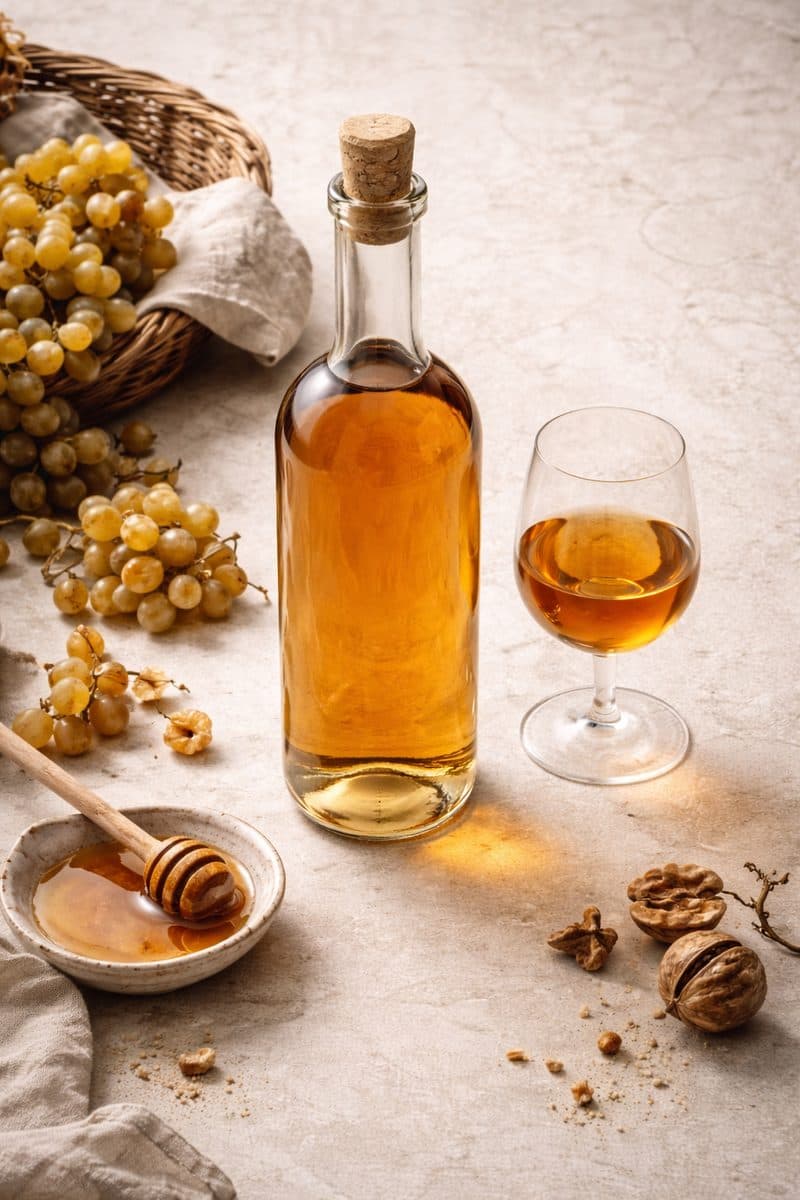Vino Santo Trentino (da Nosiola) — souvenir autentico di Trento