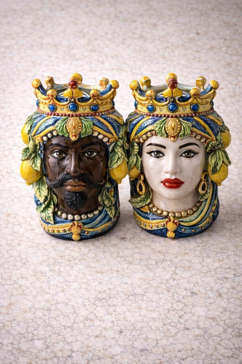 Ceramic Moor's Heads — authentic souvenir of Palermo