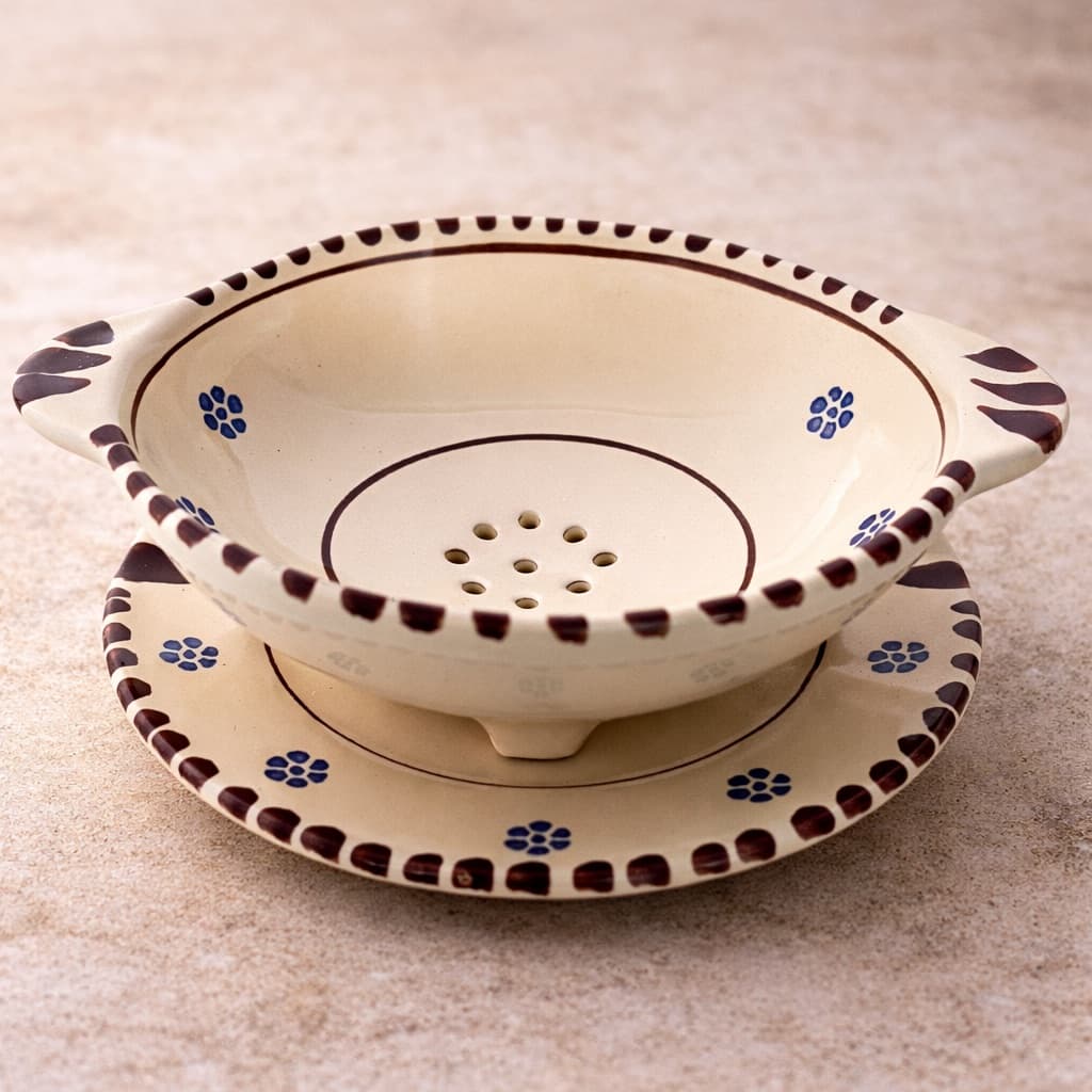 Mozzarella drainer bowl — authentic souvenir of Lecce