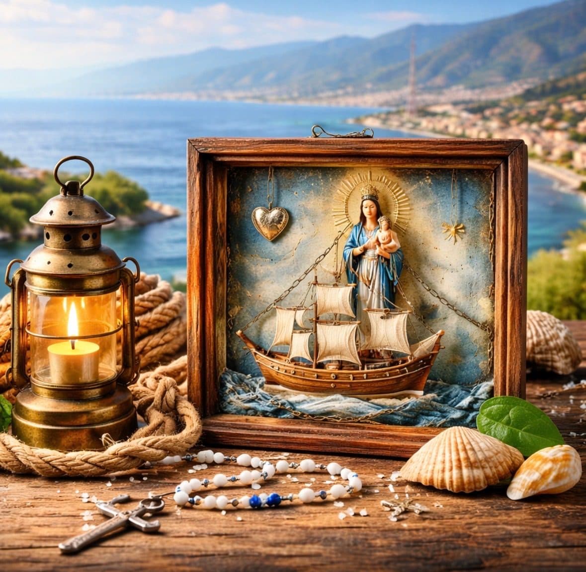 Reggio maritime devotional object — authentic souvenir of Reggio Calabria