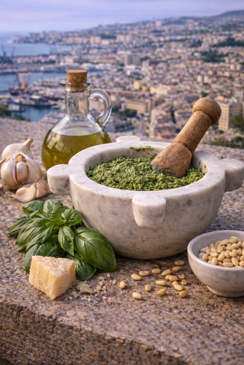 Traditional Pesto Genovese — authentic souvenir of Genova