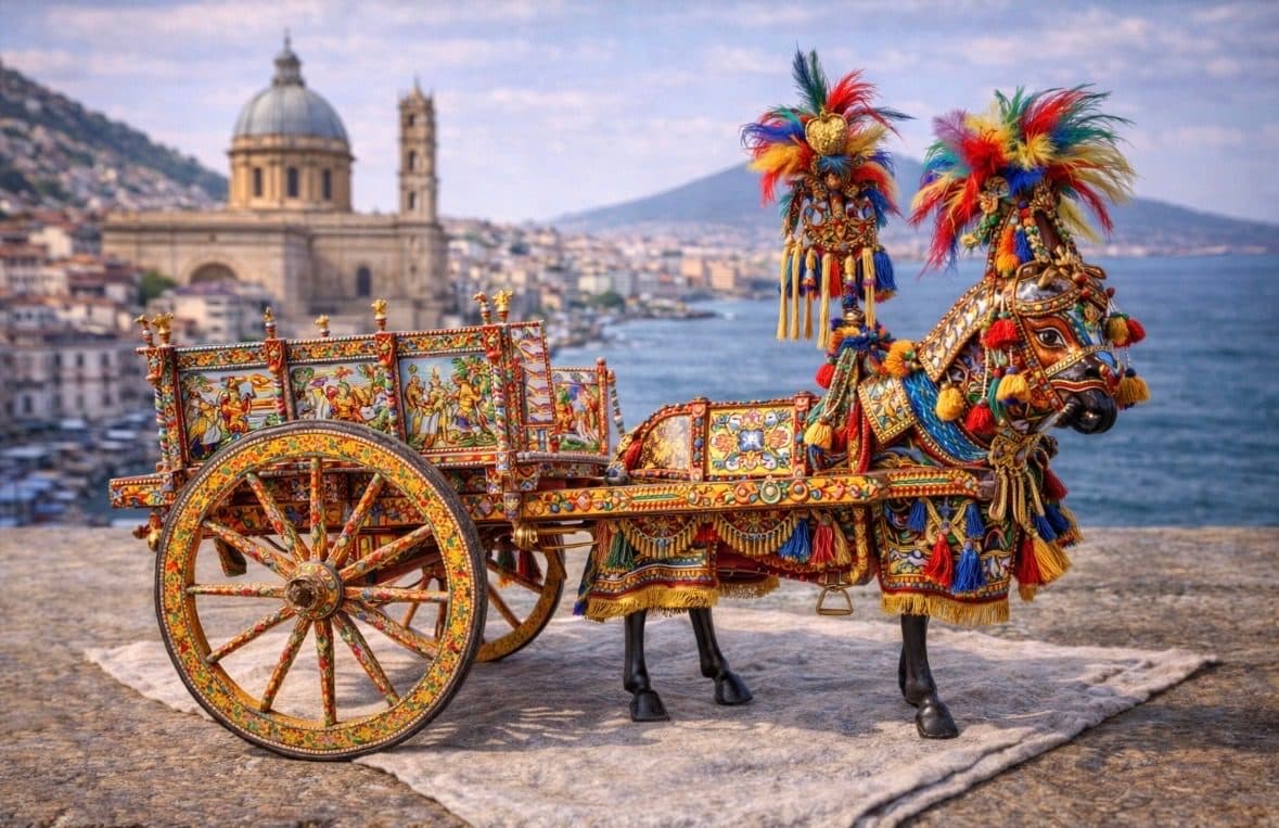 Carretto siciliano — authentic souvenir of Palermo