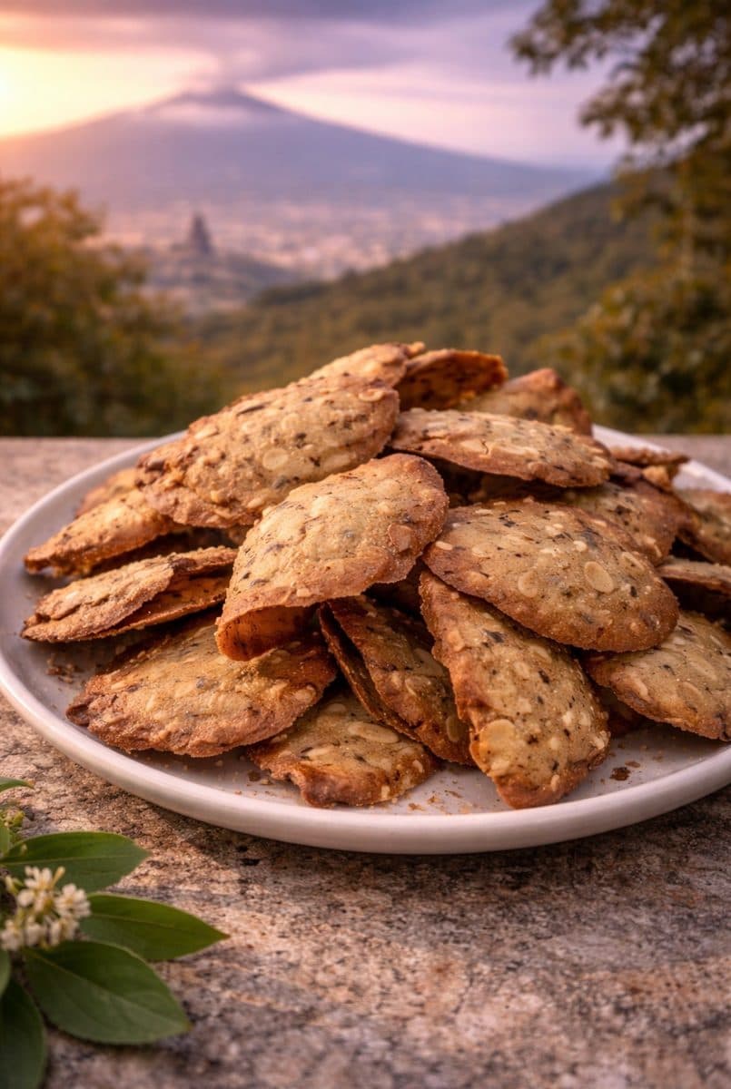 “Foglie di tè” biscuits from Zafferana Etnea — authentic souvenir of Catania