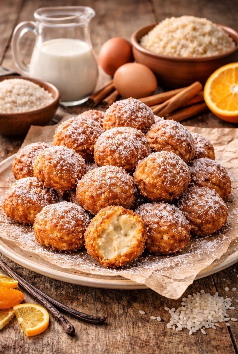 Saint Joseph’s rice fritters — authentic souvenir of Florence