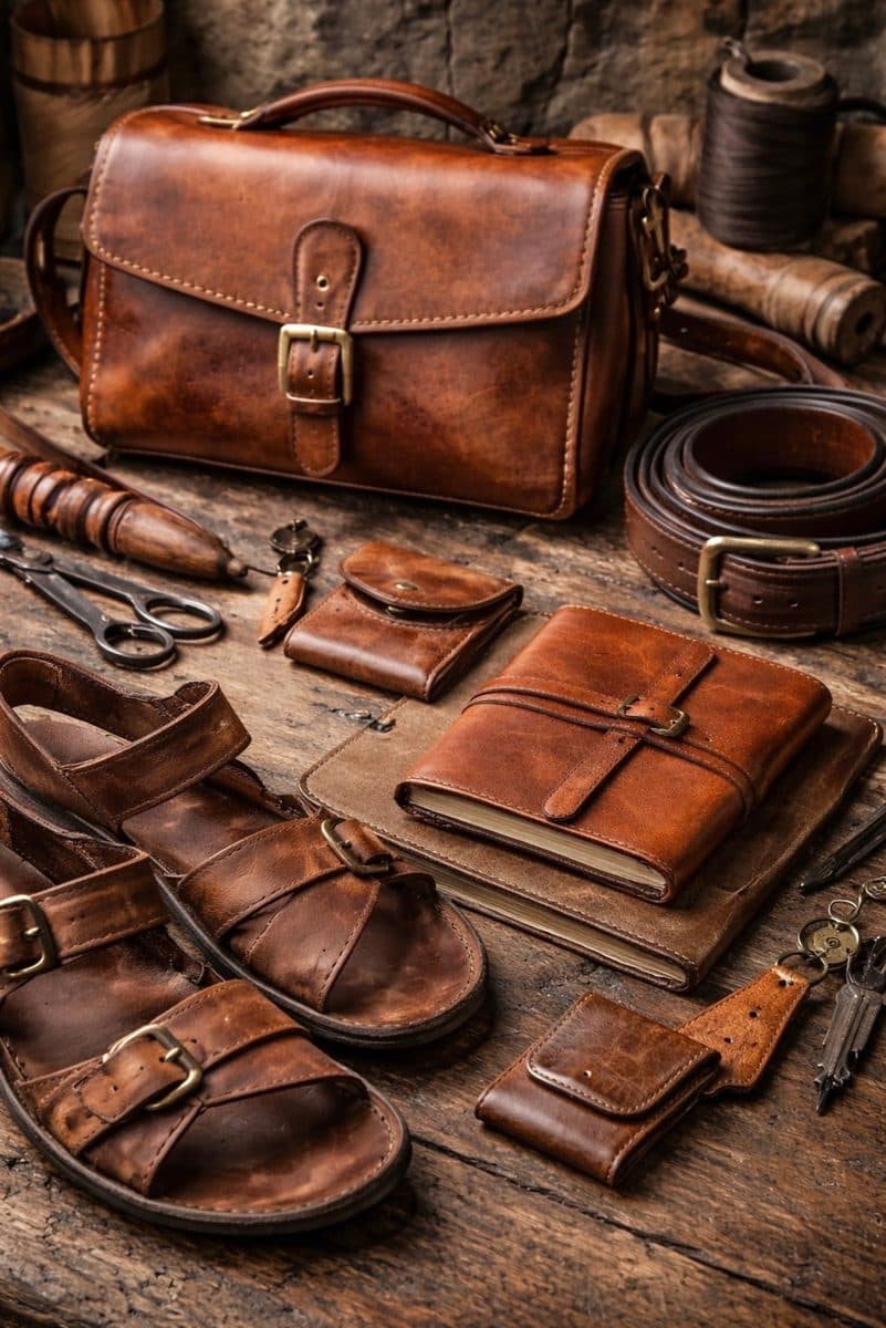Roman artisanal leather — authentic souvenir of Rome