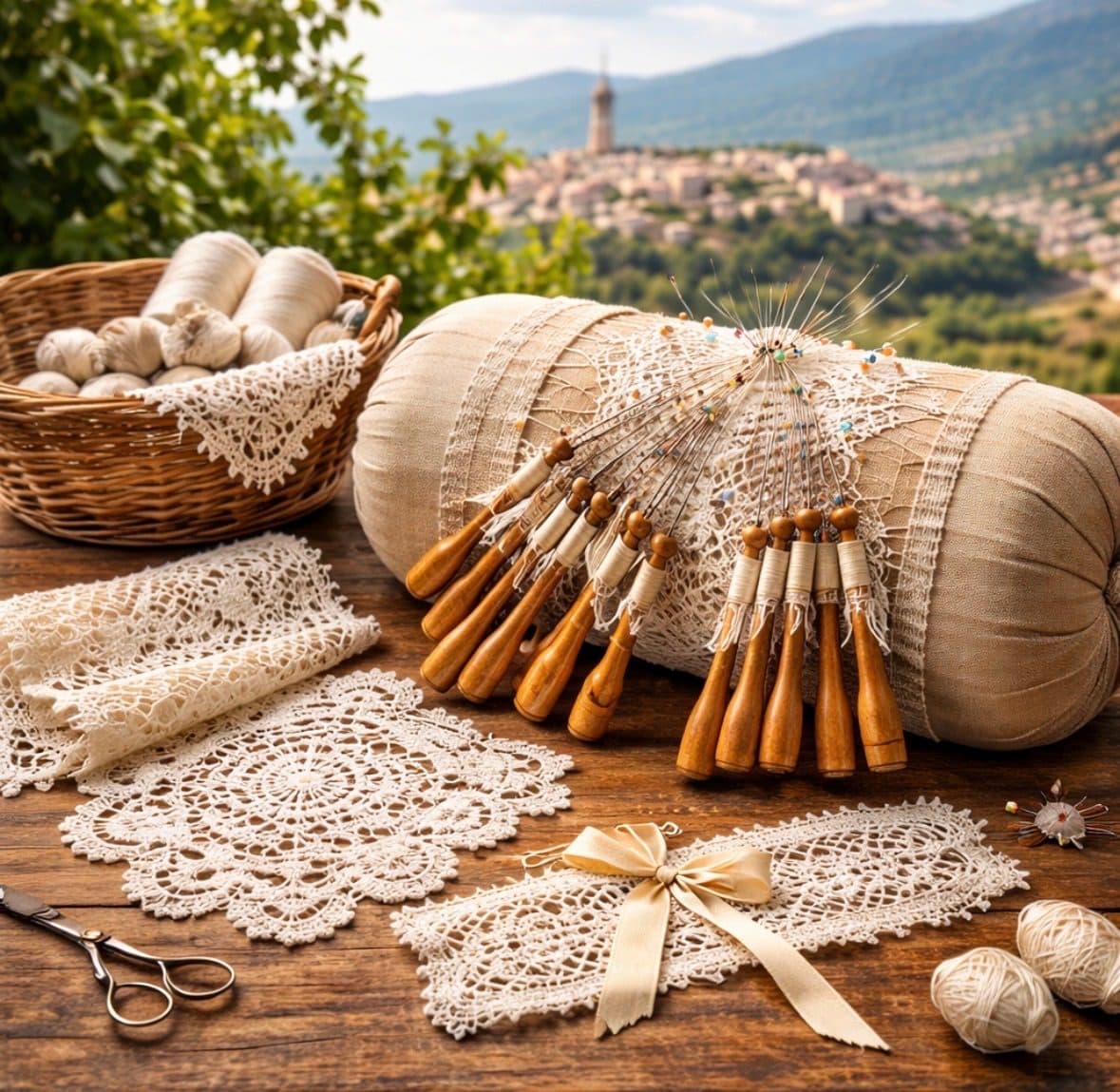 Tombolo Lace of the L’Aquila Tradition — authentic souvenir of L'Aquila
