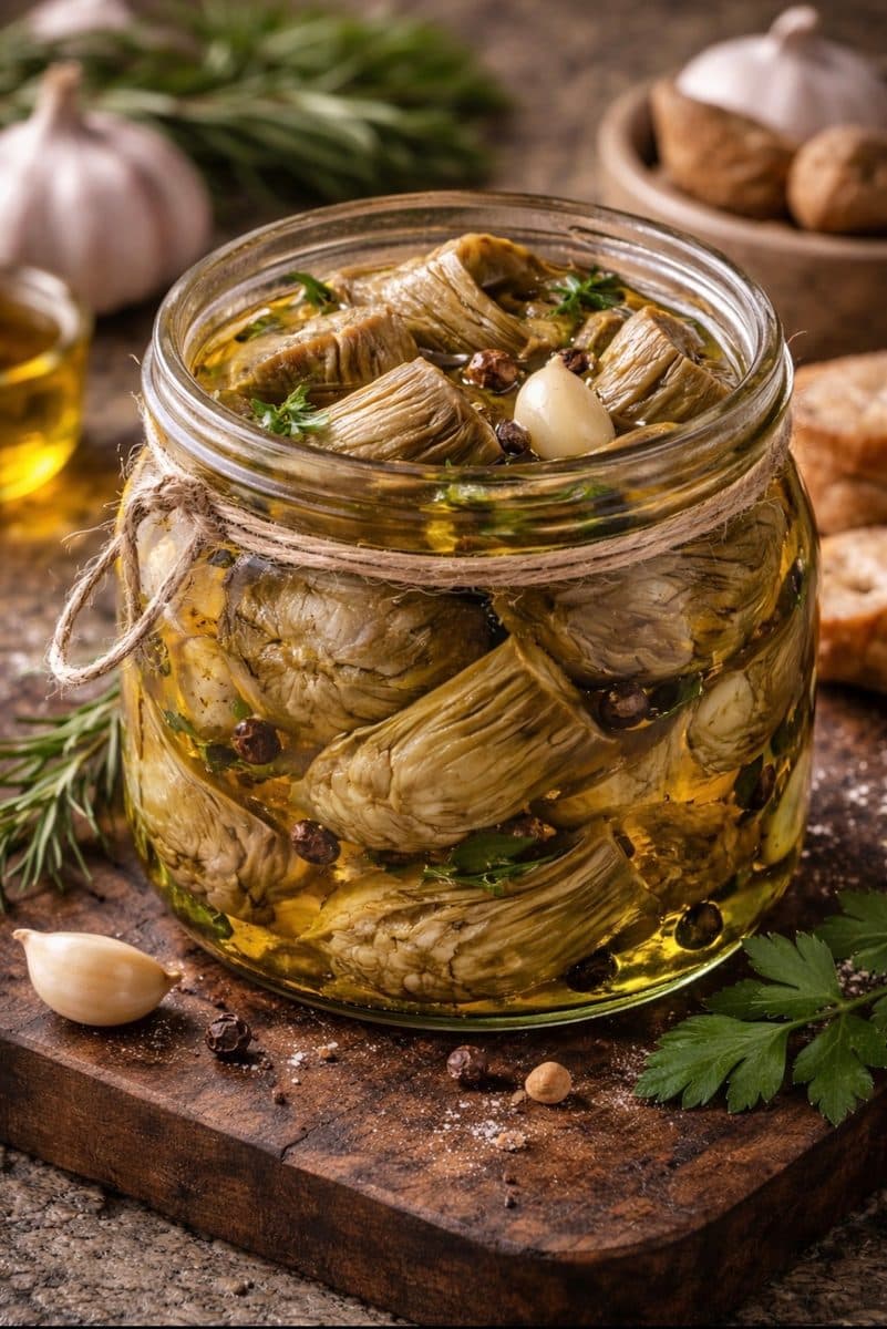 Roman artichokes in olive oil — authentic souvenir of Rome